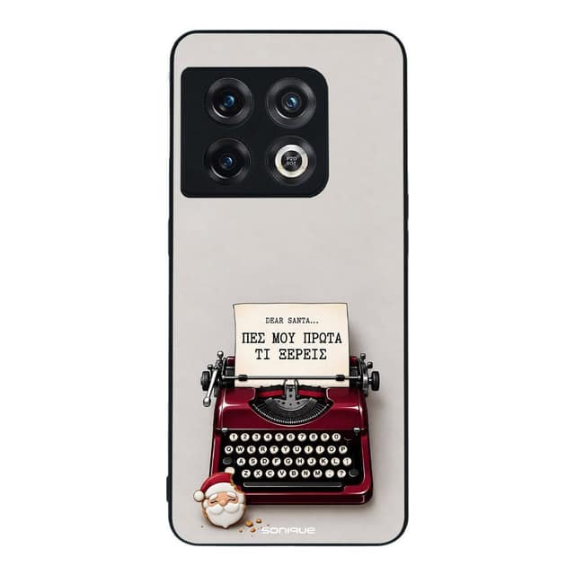 Θήκη Sonique It's Christmas Time Series για OnePlus 10 Pro 5G Dear Santa – Men