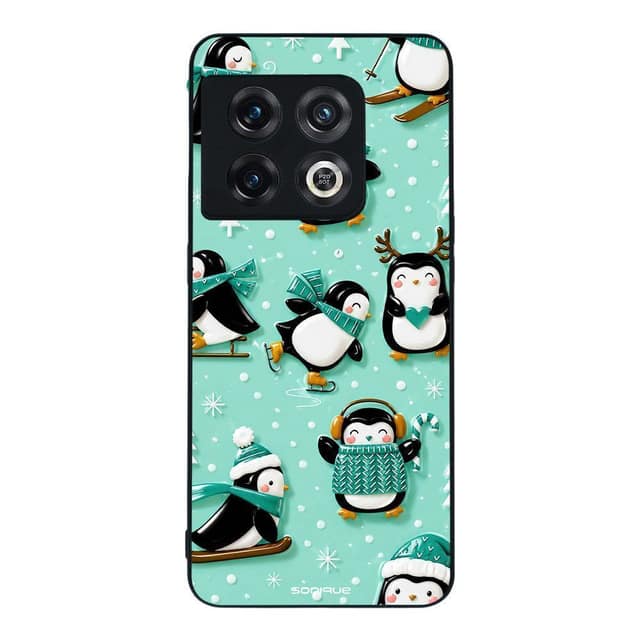 Θήκη Sonique It's Christmas Time Series για OnePlus 10 Pro 5G Sweet Penguin