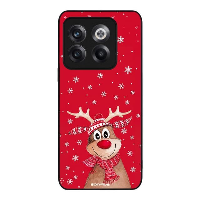 Θήκη Sonique It's Christmas Time Series για OnePlus 10T Ρούντολφ