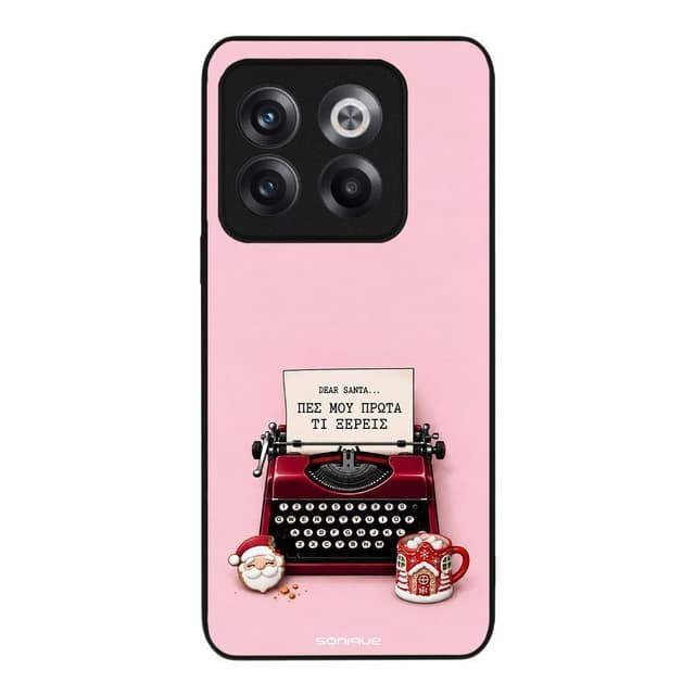 Θήκη Sonique It's Christmas Time Series για OnePlus 10T Dear Santa – Female