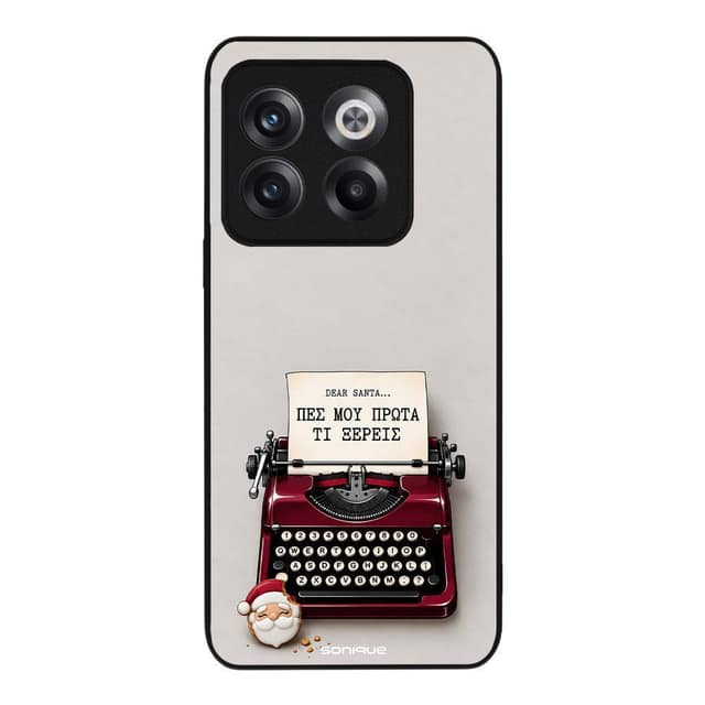 Θήκη Sonique It's Christmas Time Series για OnePlus 10T Dear Santa – Men