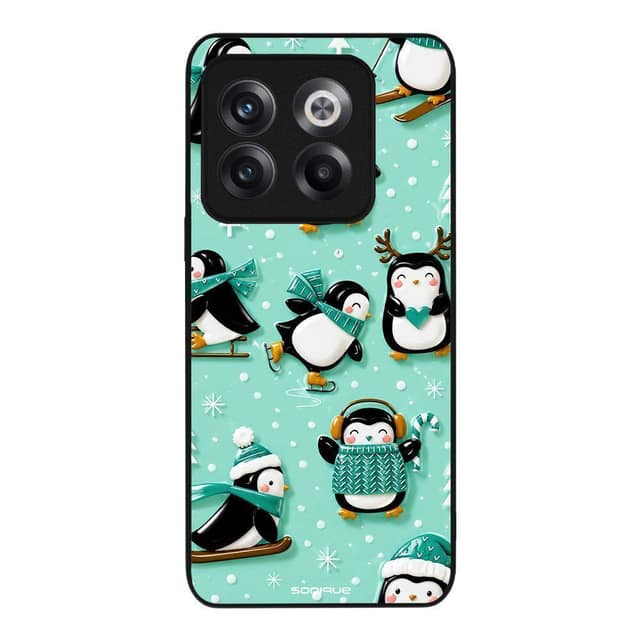 Θήκη Sonique It's Christmas Time Series για OnePlus 10T Sweet Penguin