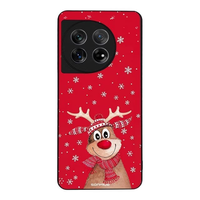 Θήκη Sonique It's Christmas Time Series για OnePlus 11 5G Ρούντολφ