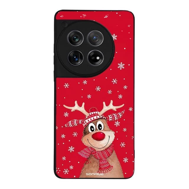 Θήκη Sonique It's Christmas Time Series για OnePlus 12 5G Ρούντολφ