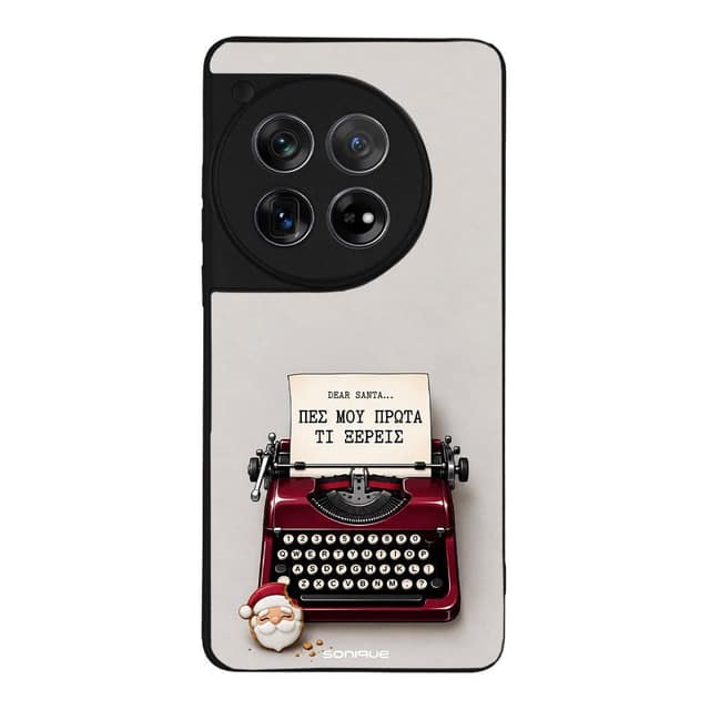 Θήκη Sonique It's Christmas Time Series για OnePlus 12 5G Dear Santa – Men