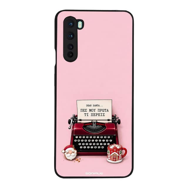Θήκη Sonique It's Christmas Time Series για OnePlus Nord Dear Santa – Female