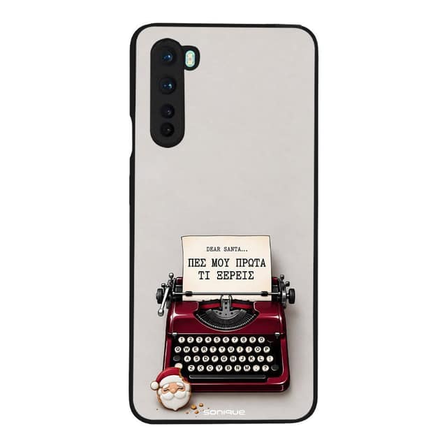 Θήκη Sonique It's Christmas Time Series για OnePlus Nord Dear Santa – Men