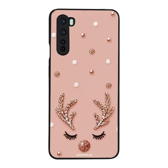 Θήκη Sonique It's Christmas Time Series για OnePlus Nord Glitter Reindeer