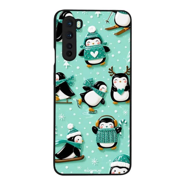 Θήκη Sonique It's Christmas Time Series για OnePlus Nord Sweet Penguin