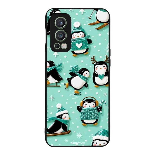 Θήκη Sonique It's Christmas Time Series για OnePlus Nord 2 5G Sweet Penguin