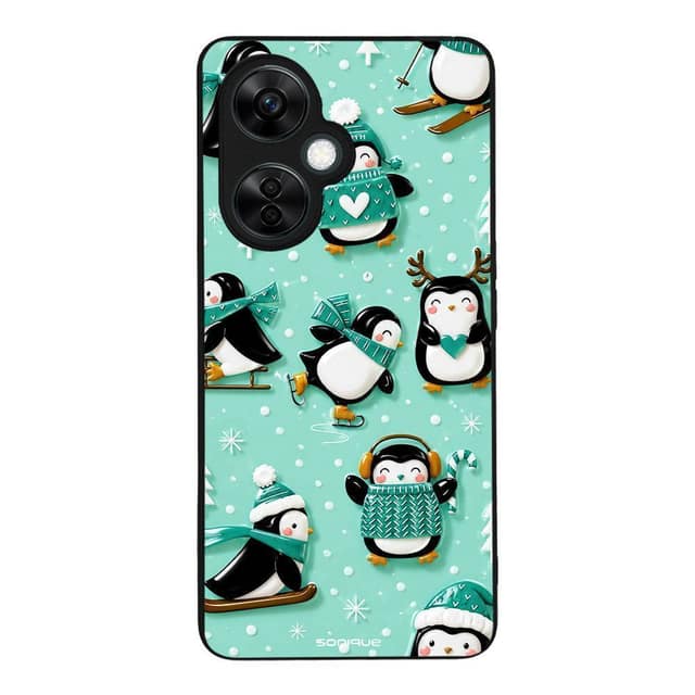 Θήκη Sonique It's Christmas Time Series για OnePlus Nord CE 3 Lite 5G Sweet Penguin