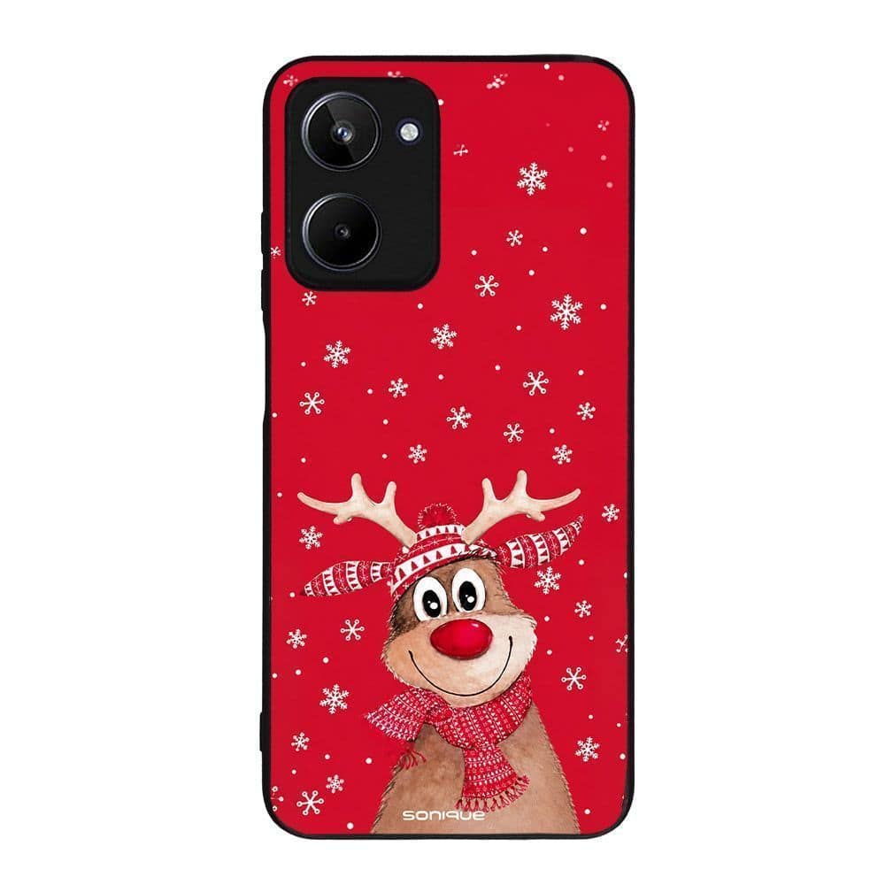 Θήκη Sonique It's Christmas Time Series για Realme 10 4G Ρούντολφ