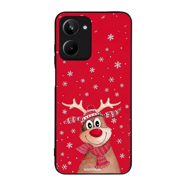 Θήκη Sonique It's Christmas Time Series για Realme 10 4G Ρούντολφ