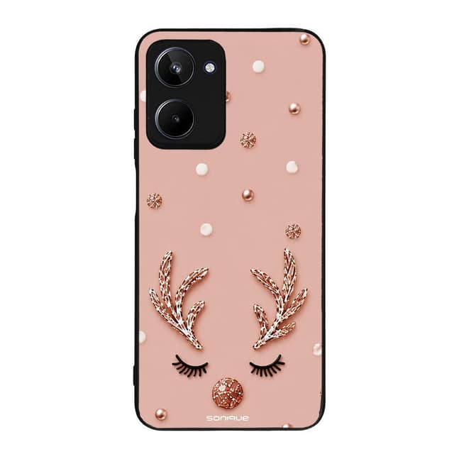 Θήκη Sonique It's Christmas Time Series για Realme 10 4G Glitter Reindeer