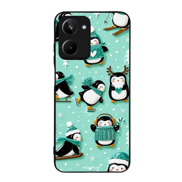 Θήκη Sonique It's Christmas Time Series για Realme 10 4G Sweet Penguin