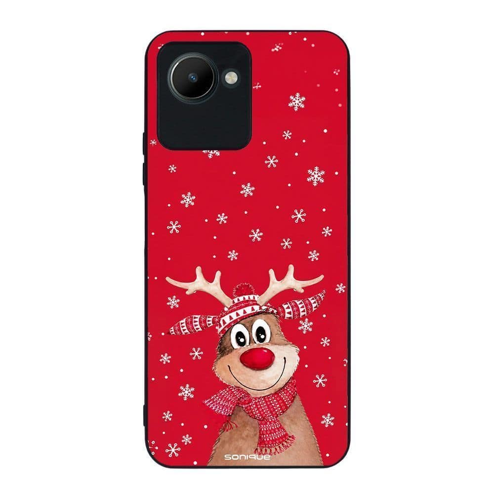 Θήκη Sonique It's Christmas Time Series για Realme C30 Ρούντολφ