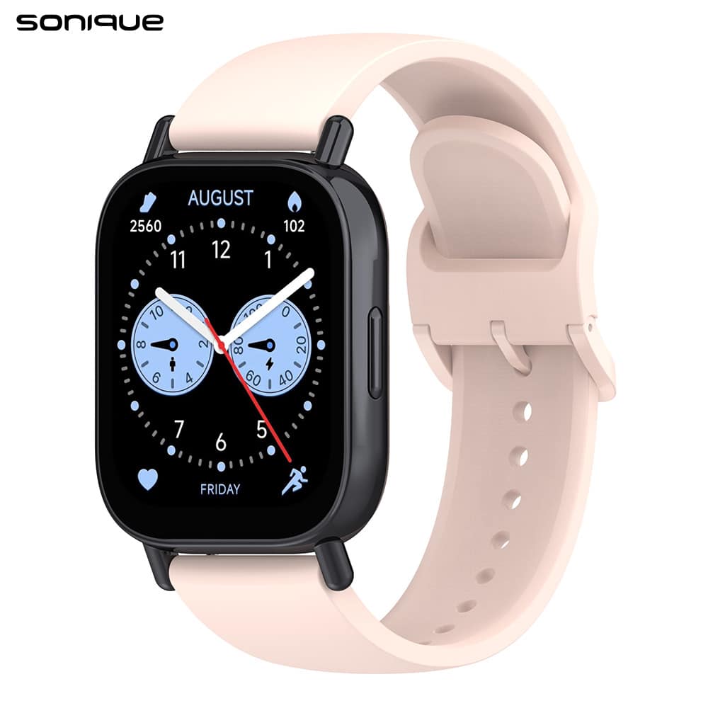 Λουράκι Σιλικόνης Soft Band Sonique για Xiaomi Redmi Watch 5 Active / Redmi Watch 5 Lite Ροζ