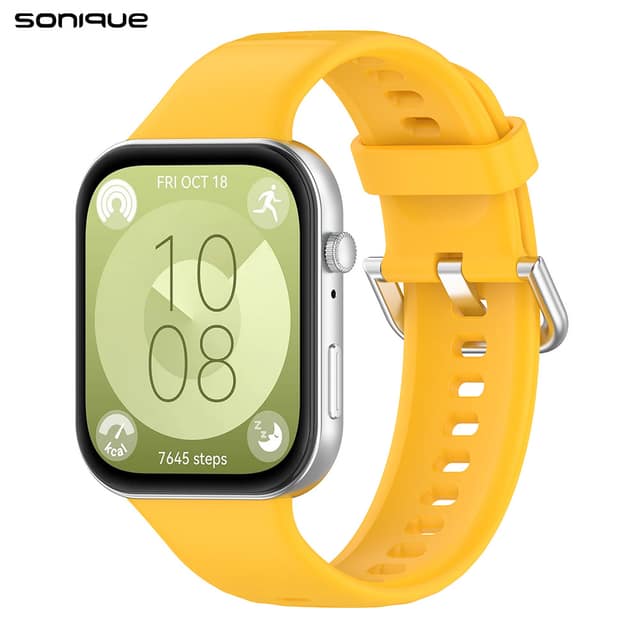 Λουράκι Σιλικόνης Soft Band Sonique για Huawei Fit 3 / Fit 4 / Fit 5 Πορτοκαλί