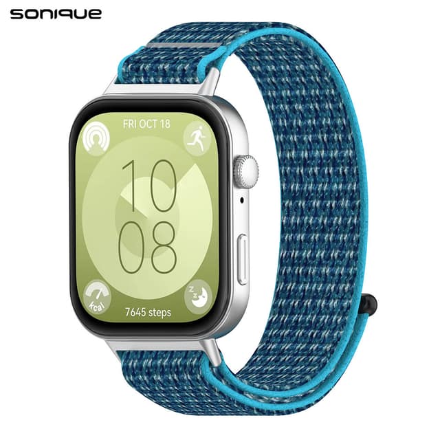 Λουράκι Official Nylon Band Sonique για Huawei Fit 3 / Fit 4 / Fit 5 Μπλέ