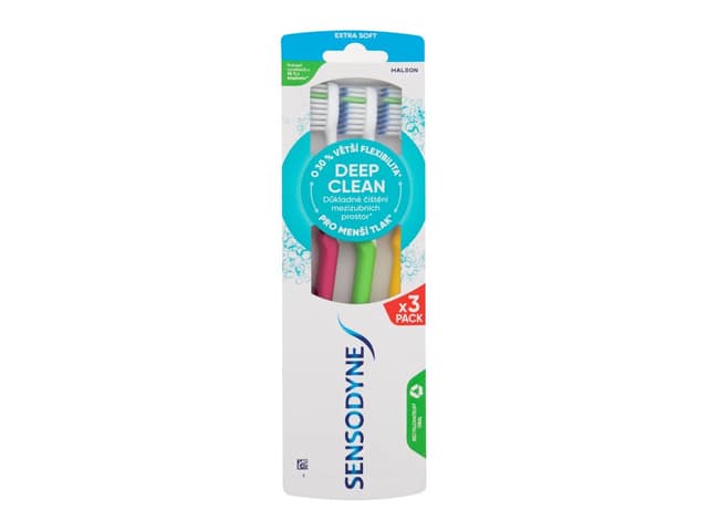 Sensodyne Deep Clean Extra Soft Toothbrush 3 pc