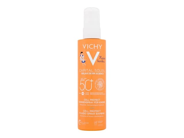 Vichy Capital Soleil Kids Cell Protect Water Fluid Spray Sun Body Lotion 200 ml