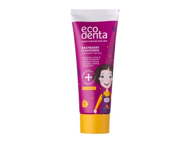 Ecodenta Super+Natural Oral Care Raspberry Toothpaste 75 ml