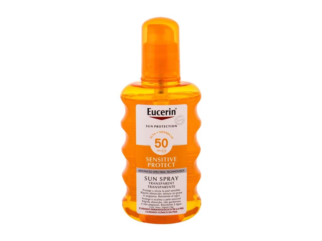 Eucerin Sun Sensitive Protect Sun Spray Transparent Sun Body Lotion 200 ml