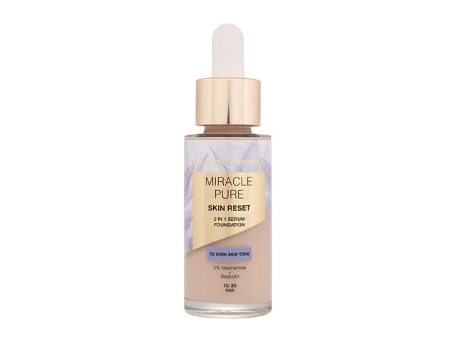 Max Factor Miracle Pure Skin Reset 2in1 Serum Foundation Makeup 30 ml (10-30 Fair)
