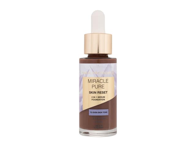 Max Factor Miracle Pure Skin Reset 2in1 Serum Foundation Makeup 30 ml (100-110 Very Deep)