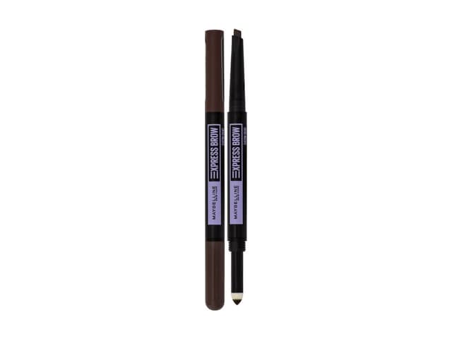 Maybelline Express Brow Satin Duo Eyebrow Pencil 0,71 g (Dark Brown)