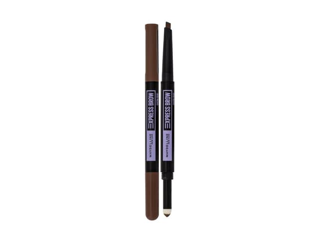 Maybelline Express Brow Satin Duo Eyebrow Pencil 0,71 g (Medium Brown)