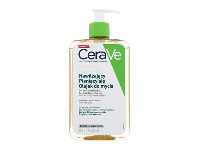 CeraVe Facial Cleansers Hydrating Foaming Oil Cleanser Cleansing Oil 473 ml