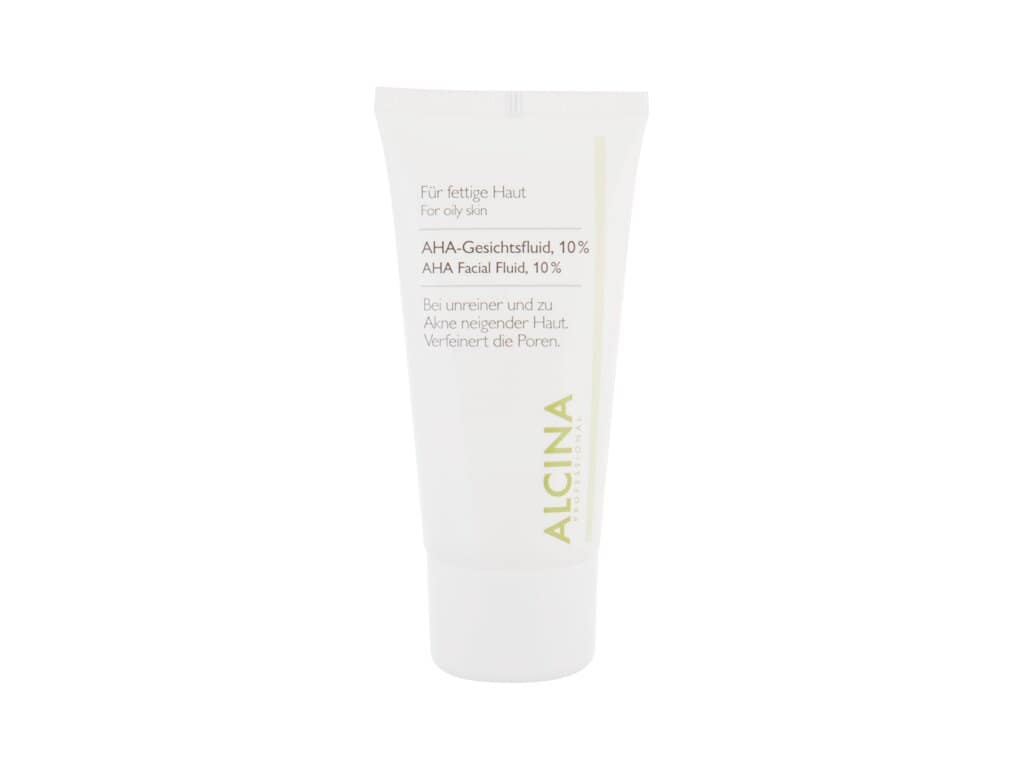 ALCINA For Oily Skin AHA Facial Fluid, 10% Night Skin Cream 50 ml