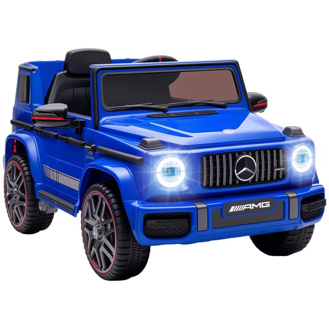 Kinder Elektroauto Mercedes-AMG 12V Elektroauto für Kinder mit Fernbedienung Lithium-Akku 2 Motoren Sanftanlauf