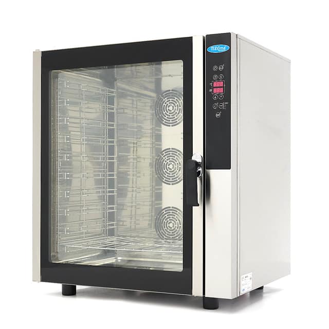 Φούρνος Ατμού Combi - Χωρά 10 Δίσκους (1/1 GN / 60 x 40cm) - Ψηφιακή Οθόνη - 400V