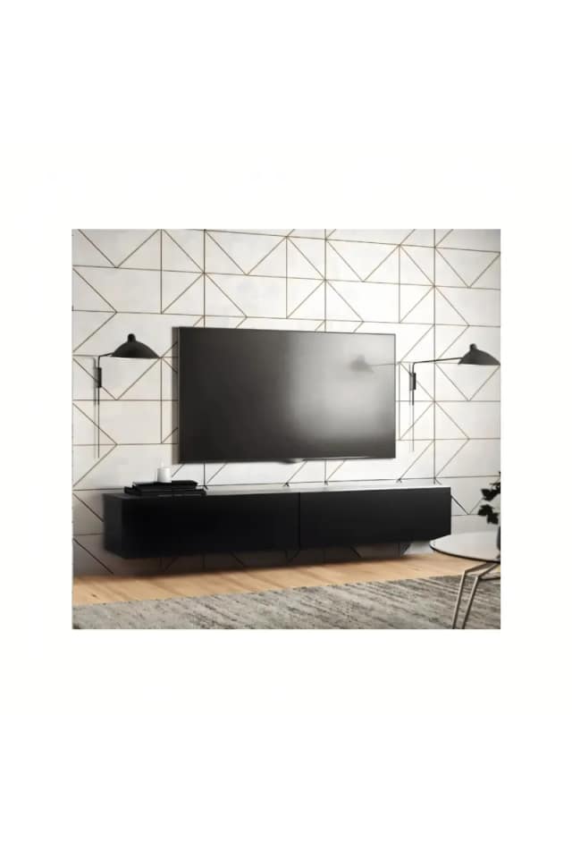 Έπιπλο τηλεόρασης με ντουλάπι μοντέρνου στιλ 160x30x30 cm