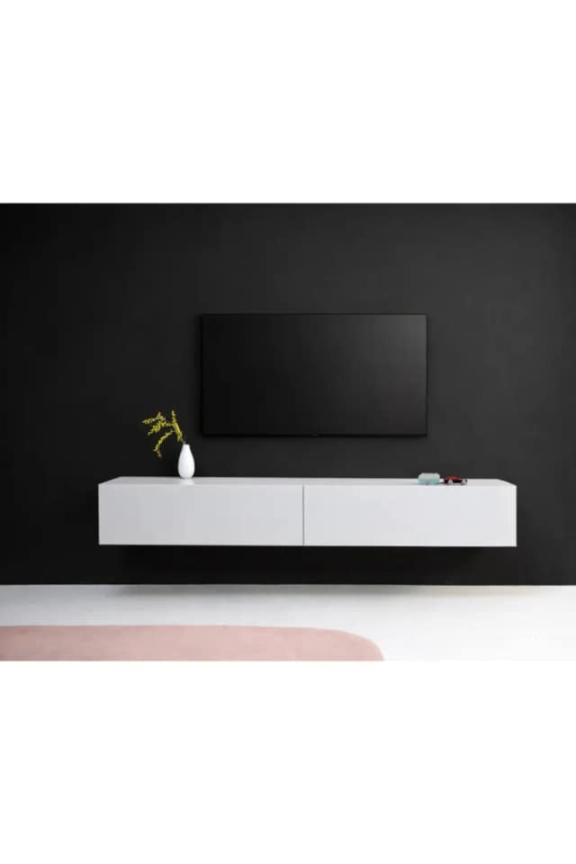 Έπιπλο τηλεόρασης από mdf με ντουλάπι 150x30x30 cm