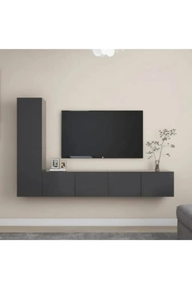 Έπιπλο τηλεόρασης με ντουλάπι μοντέρνο 210x30x120 cm