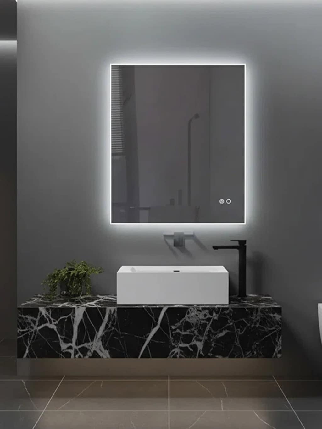 Καθρέπτης Cassia-60x60