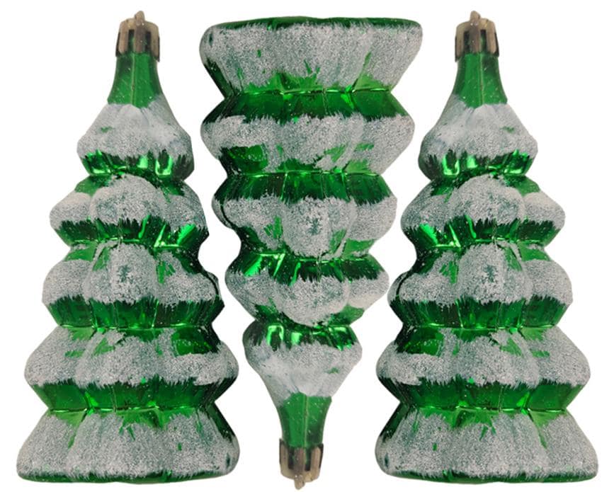 Σετ πλαστικά στολίδια Mini Tree 3 τεμάχια