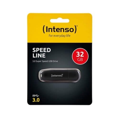 Intenso Pendrive 32GB Speed Line USB 3.2, Μαύρο ΕΕ (3533480)