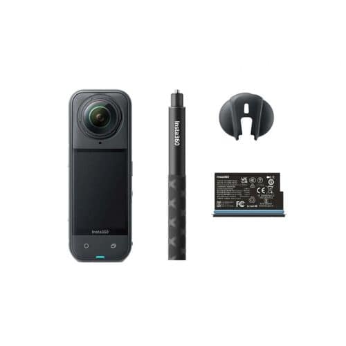 Insta360 X5 Κάμερα Δράσης 8K Starter Bundle Μαύρη ΕΕ