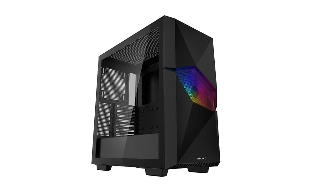Case DEEPCOOL ATX/micro ATX/Mini-ITX/EATX, Black, Midi Tower, PC, DeepCool CYCLOPS Black (R-BKAAE1-C-1)