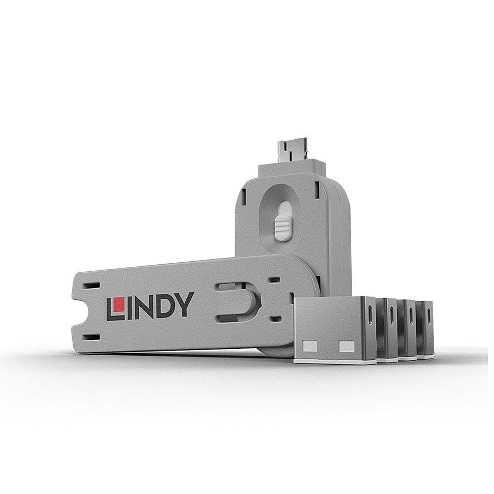 ΑΠΟΚΛΕΙΣΤΗΣ ΘΥΡΩΝ USB 4PACK/ΛΕΥΚΟ 40454 LINDY