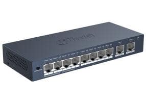 Switch DAHUA S3010-8GT-90, Απλός διακόπτης, Μορφή επιτραπέζιας/τοίχου, 8xRJ-45 θύρες, Τύπος θυρών RJ-45 Gigabit Ethernet (10/100/1000)