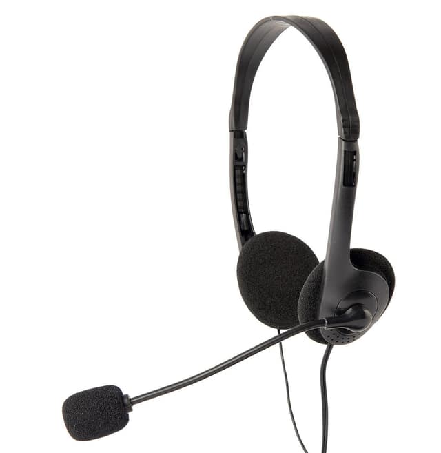 HEADSET STEREO/BLACK MHS-123 GEMBIRD