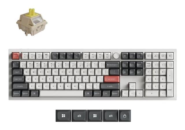 ΠΛΗΚΤΡΟΛΟΓΙΟ WRL Q6 ULTRA/ΛΕΥΚΟ Q6U-P4 KEYCHRON