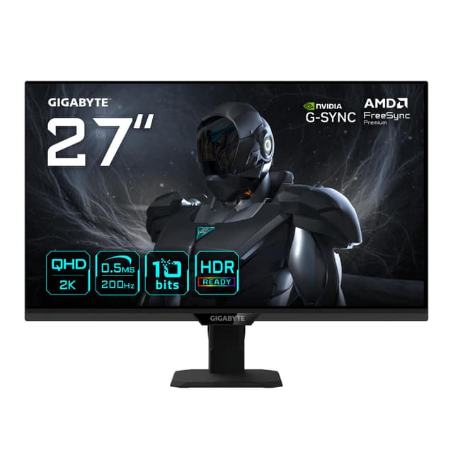 Οθόνη LCD GIGABYTE 27", 2560 x 1440 pixels, Quad HD, Φυσική αναλογία διαστάσεων 16:9, LED, Flat (G27Q20TEK)