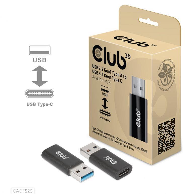 ΠΡΟΣΑΡΜΟΓΕΑΣ I/O USB3.2 ΣΕ USB-C/Μ/Γ CAC-1525 CLUB3D