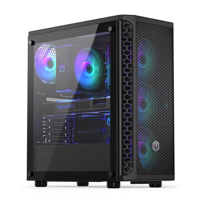 Θήκη ENDORFY Signum 300 ARGB, MidiTower, Χαρακτηριστικά προϊόντος θήκης Διαφανής πάνελ, Δεν περιλαμβάνεται, ATX, MicroATX, MiniITX, Χρώμα Μαύρο (EY2A006)